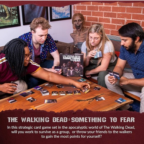 The Walking Dead Something to Fear Strategy Card Game NIB - Picture 3 of 8
